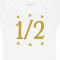 thumbnail image 4 of Inktastic Half Birthday Gold Stars Boys or Girls Baby Bodysuit, 4 of 5