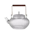 thumbnail image 2 of DOLITY Glass Teapot Kettle Clear Hand Blowing Kung Fu Tea Brewing Pot for BBQ Hotel 600ml, 2 of 9