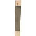 thumbnail image 2 of Ekena Millwork 6"W x 40"D x 40"H Traditional Block Rough Sawn Bracket, Douglas Fir, 2 of 4