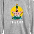 thumbnail image 3 of SpongeBob SquarePants - Patrick It's Lit - Toddler And Youth Long Sleeve Graphic T-Shirt, 3 of 6