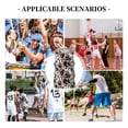 thumbnail image 6 of Honeii Cow Skin print basktball shirt for men and women, Unisex basketball jersey for Theme party-Large, 6 of 6