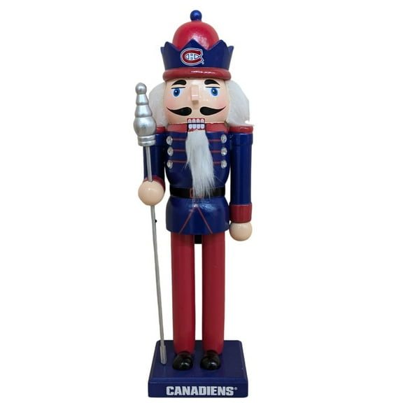 Montreal Canadiens 12" Wooden Nutcracker Statue