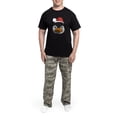 thumbnail image 5 of CafePress - Santa Penguin Men's Dark Pajamas - Men's Dark Loose Fit Cotton Pajama Set, 5 of 7