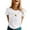 White, variant on Puliio Womens t-shirts World Bee Day Printed Short Sleeve O Neck T Shirt Fashionable and versatile summer tees