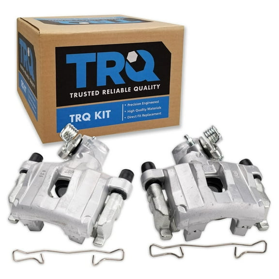 TRQ Rear Brake Caliper Set Compatible with 2007-2009 Ford Focus