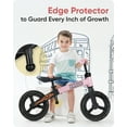 thumbnail image 2 of KRIDDO Toddler Balance Bike 3 Year Old, Age 24 Months to 5 Years Old, Modern Flame Style, Early Learning Interactive Push Bicycle, Gift Bike for 2.5 -5 Boys Girls, Pink, 2 of 5