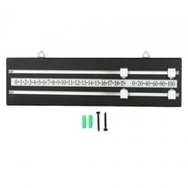 Portable Shuffleboard Wall Mounted Scoreboard, Club Accessories , Black