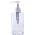 thumbnail image 2 of Soumake 100/250/450ml Press Type Empty Transparent Multiple Capacities Lotion Bottle Shampoo Refillable Storage Bottle, 2 of 8