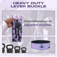 thumbnail image 2 of Crown Limited Supply Anime Lever Belt, Purple Design, 10mm Powerlifting Belt, Large, 2 of 7