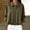 Army Green, variant on Women's Faux Suede Bomber Jacket Zipper Pilot Coat Casual Lapel Oversized Long Sleeves Outerwear Coats Yellow