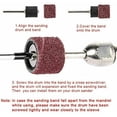 thumbnail image 3 of Home Improvement Hero, Multi-Grit Selection Sanding Drum Set For Polishing Soft Hard Materials, Universal Mandrels & Easy Installation, Compatible With Dremel And Other Rotary Tools (531 Pcs), 3 of 5