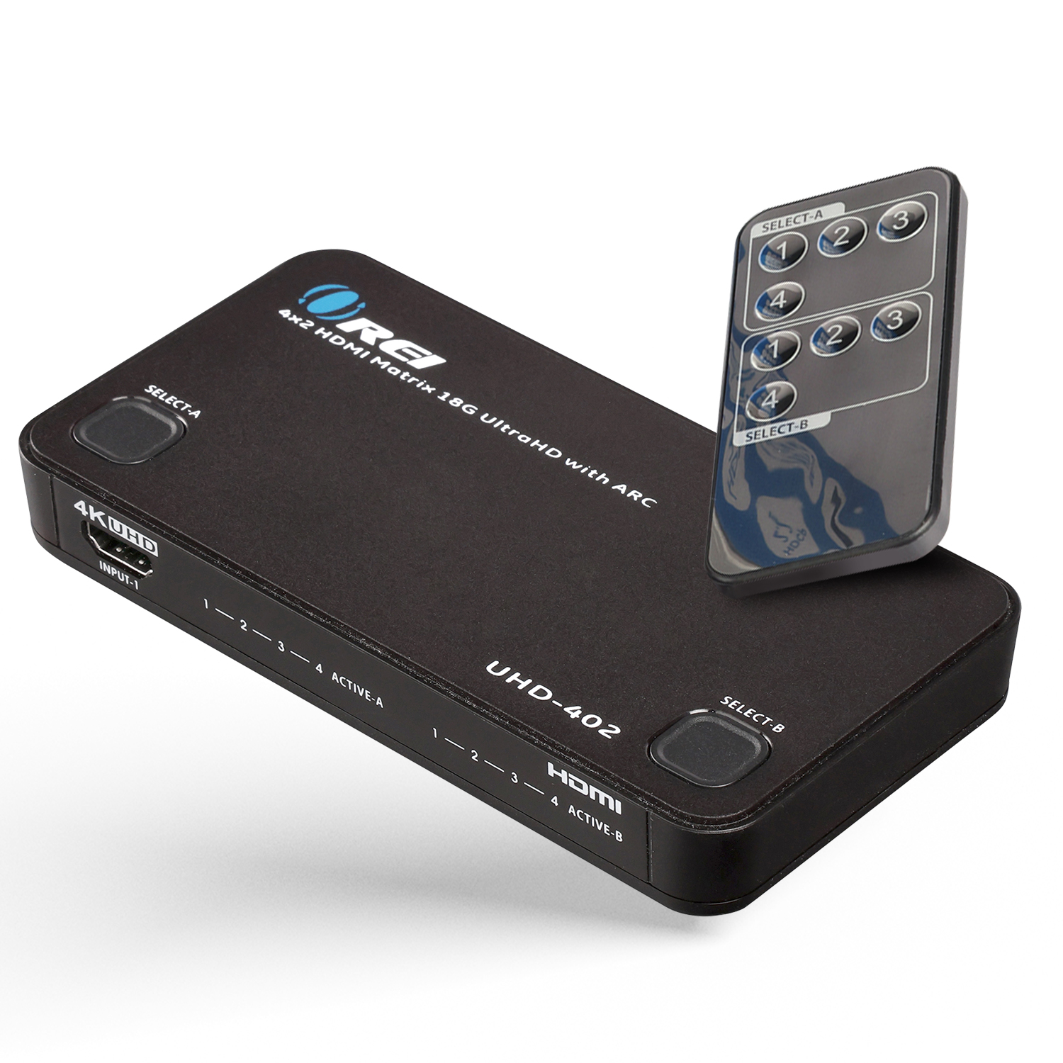 IOGEAR HDMI Wireless 5x2 Matrix Switch W/ 3 Additional Receiver - Full HD 1080p Video Up To 200 Feet - Simultaneously To Up To 5 HDTVs - 5.1 CH