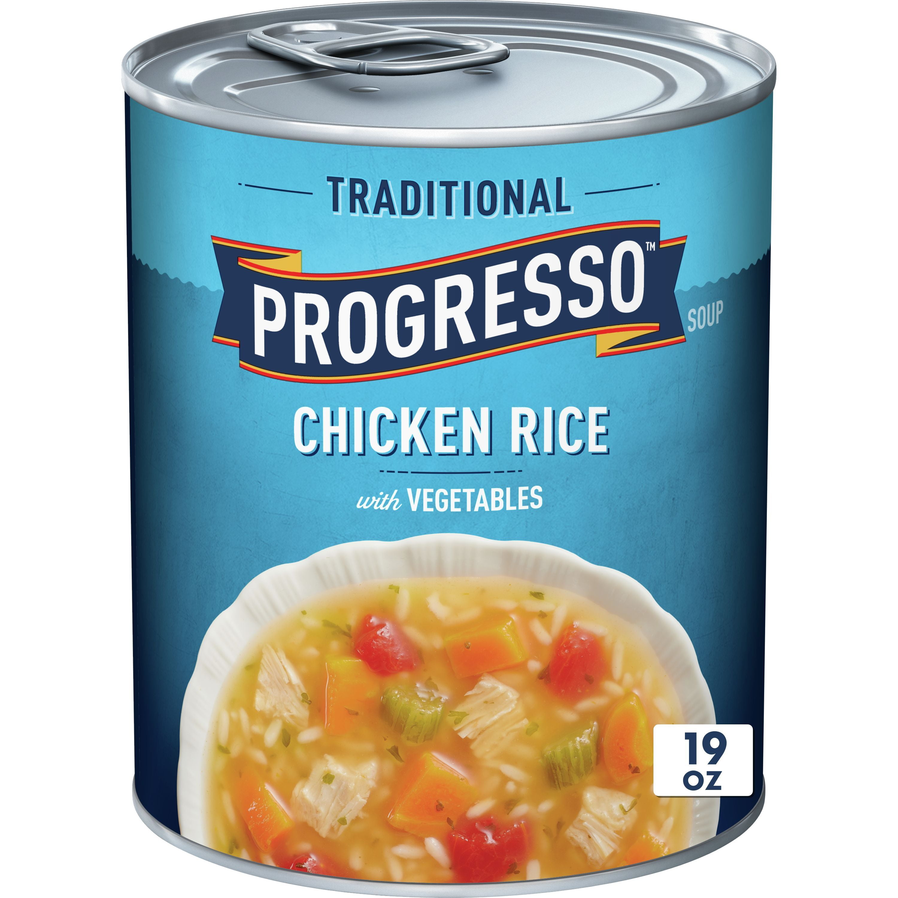 Progresso Traditional, Chicken Rice with Vegetables Canned Soup, 19 oz