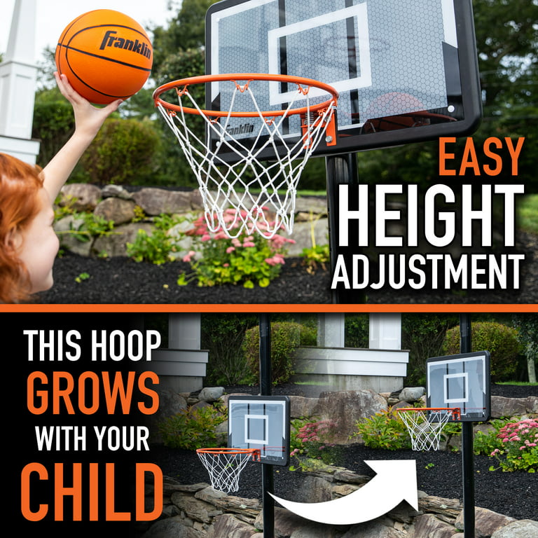 Franklin Sports Pro Mount Basketball Backboard – Authentic Polycarbonate  Backboard Made for Any Kid – Can be Used Both Indoors and Out - 30 x 17 