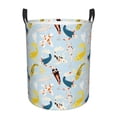 thumbnail image 6 of Lsque Japanese Carps pattern Laundry Hamper Basket, Tall Woven Rope Hamper Basket for Clothes, Lightweight Storage Basket, Collapsible Waterproof-Medium, 6 of 8