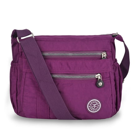 Grande Handbag Bag - VBIGER Waterproof Shoulder Bag Fashionable Cross-body Bag Casual Bag Handbag for Women, Purple