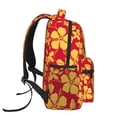 thumbnail image 3 of Disketp Red Vintage Flowers Mochila Estampada para Hombre y Mujer – Mochila Ligera Clásica con Múltiples Bolsillos para Universidad, Trabajo y Viajes-One Size, 3 of 5