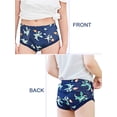 thumbnail image 3 of WIBACKER 3 Pack Little Boys Briefs 100% Cotton Soft Cartoons Toddler Underwear Random Color for 2-10 Years Kids, 3 of 9