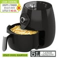 thumbnail image 2 of Hauz - Air Fryer, 5 Liter Capacity, 6 Cooking Guides, Black, 2 of 3