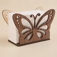 thumbnail image 4 of Luoshdecor Napkin Holder for Table,Wood Bow Cutlery Napkin Holder for Tables,Decorative Napkin Holder for Kitchen, Countertop,Dining Room, 4 of 7