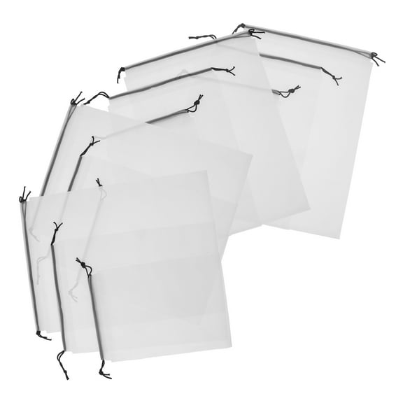 Greenadscape 12Pcs Small Drawstring Bags for Frequent Travelers Luggage and Clothing Packing