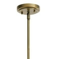thumbnail image 4 of 1 Light Contemporary Large Bell Shade Pendant Light Fixture with Clear Glass-Olde Bronze Finish Bailey Street Home 147-Bel-2611332, 4 of 6