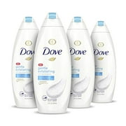 Dove Body Wash Instantly Reveals Visibly Smoother Skin Gentle Exfoliating with Sea Minerals Cleanser That Effectively Washes Away Bacteria While Nourishing Your Skin 22 oz 4 Count