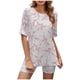 thumbnail image 1 of Puntoco Conjuntos de camisetas y pantalones cortos de motociclista Chándal Trajes de 2 piezas para mujer Liquidación Puntoco Puntoco-2588, 1 of 5