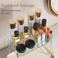thumbnail image 3 of Organizador de encimera de baño Delamu de 2 niveles con cajón, 3 of 9