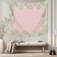 thumbnail image 5 of Pink Leaves Tapestry for Bedroom Wall Hanging Tapestry, Green Summer Botanical Pastoral Ceiling Backdrop Tapestries Poster Blanket Wall Decor for Teens Room Living Room Dorm 59" x 79", 5 of 8