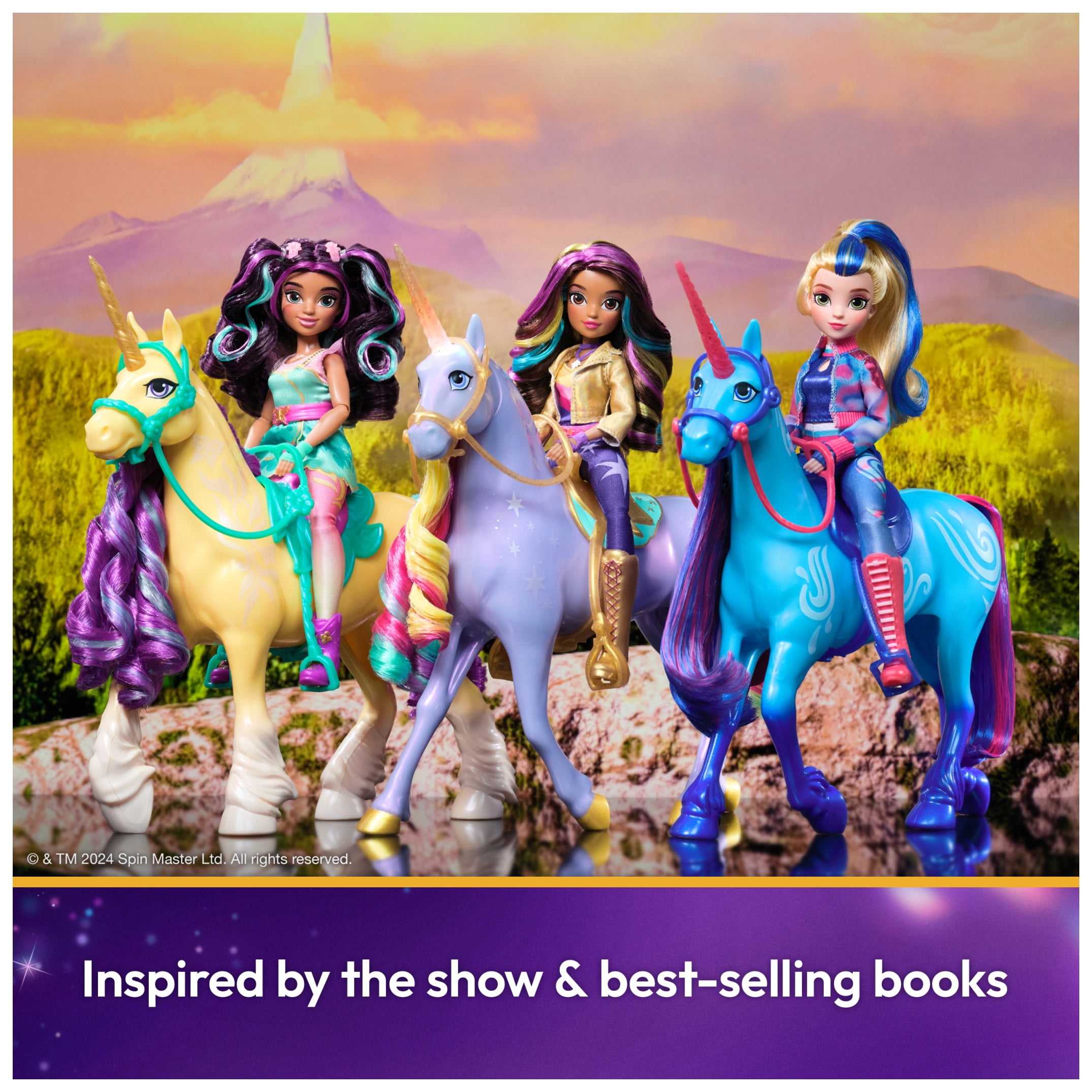 Unicorn Academy, Rainbow Light-up Wildstar with Lights, Sounds & Music for Ages 4 and up