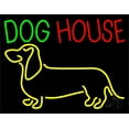 thumbnail image 1 of Dog House 2 LED Neon Sign 15" Tall x 19" Wide - inches Black Square Cut Acrylic Backing, with Dimmer - Premium built indoor Sign for Club, Home décor, Event, Workshop, Storefront., 1 of 7