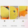 thumbnail image 5 of Pato calmante para perros Mellow Dog, lindo pato sin relleno con chirriador suave, juguete de peluche para perros grandes y pequeños, verde, 5 of 5