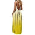 thumbnail image 4 of GHIIYER Robes Maxi pour Dames Femmes Robe Aguichant Dos Nu Imprimée Coupe Ample Sans Manches Longue Légère Confortable à Porter, 4 of 7