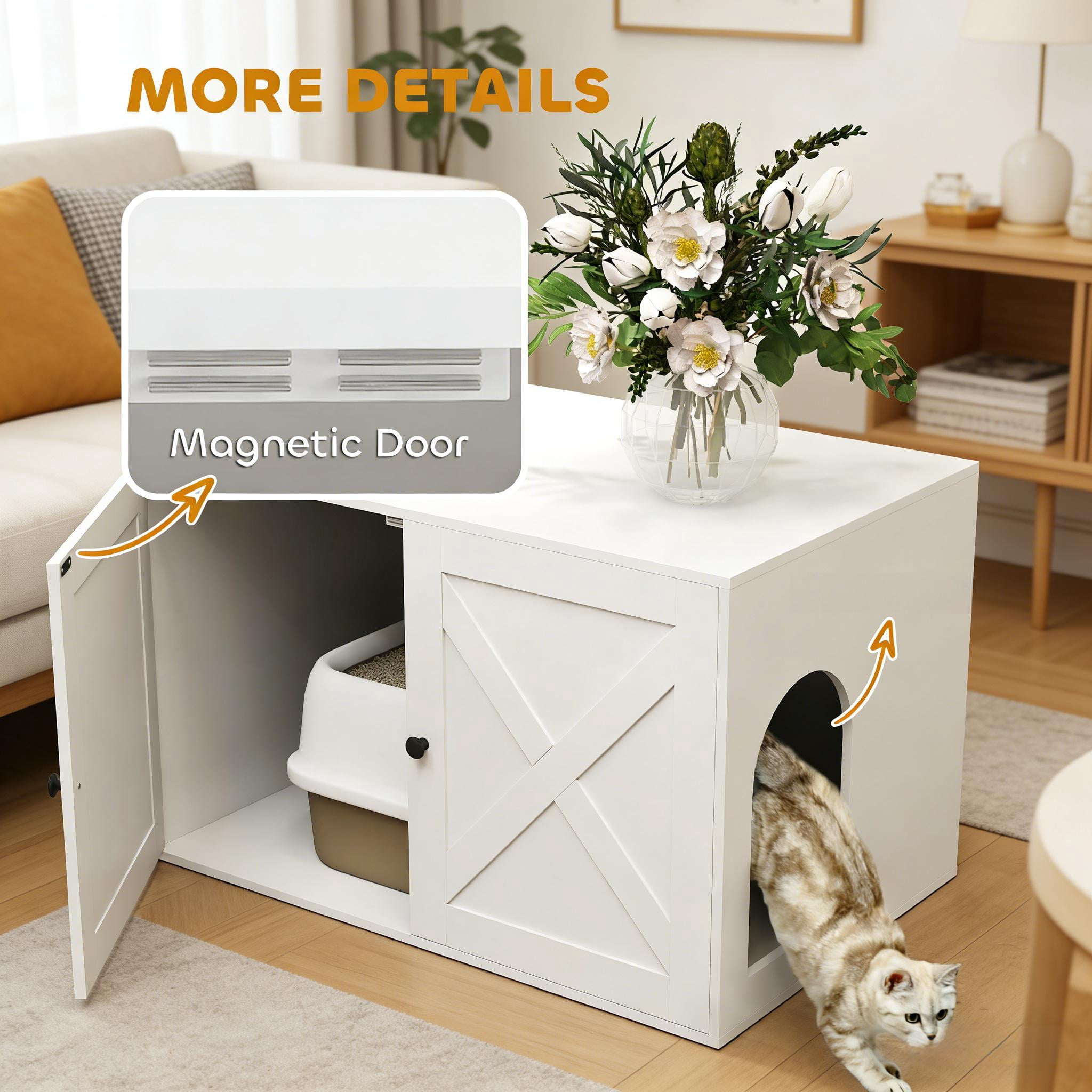 Litter Box Enclosure,Cat Litter Box Enclosure