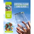 thumbnail image 3 of Plastic Stemless Wine Glasses Maaacute 40 Pack 350mL Gold Rim, 3 of 7