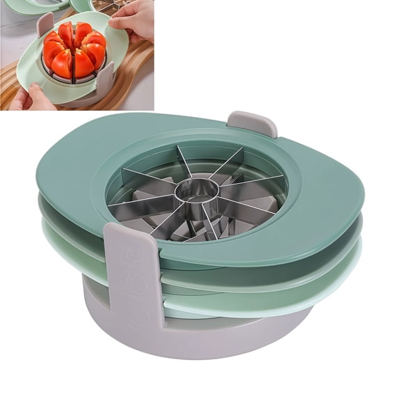 Four-Piece Colorful Fruit Slicer Set Kitchen Tool With Apple Cutter Perfect For Slicing Fruits Easily In Your Kitchen