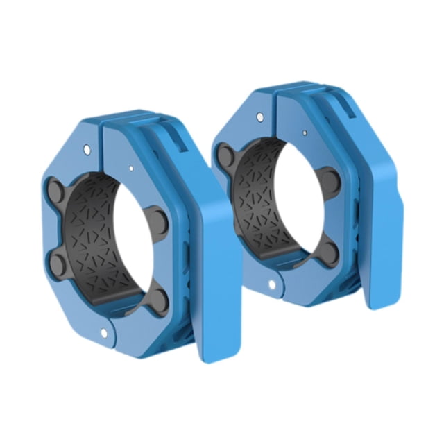 2 piezas Mini Clips Barbell Clips Clips de pesas para el entrenamiento en el gimnasio en casa Azul