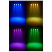NEW Chauvet DJ Mini 4BAR LED Mobile Stage Wash Light System w/ Footswitch & Bag