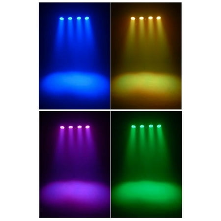 NEW Chauvet DJ Mini 4BAR LED Mobile Stage Wash Light System w/ Footswitch & Bag
