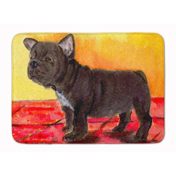 Carolines Treasures SS8869RUG French Bulldog Machine Washable Memory Foam Mat 19 X 27" multicolor