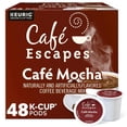 thumbnail image 1 of Cafe Escapes, Cafe Mocha Coffee Beverage, Single-Serve Keurig K-Cup Pods, 48 Count (2 Boxes of 24 Pods), 1 of 4