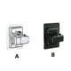 thumbnail image 5 of Inteprter Soporte para cabezal de ducha, soportes de fijación para el hogar y el Hotel, soporte de Base de rociador ajustable, accesorio de baño, soporte Juegos de accesorios de baño Negro Inteprter HA078848-02, 5 of 6