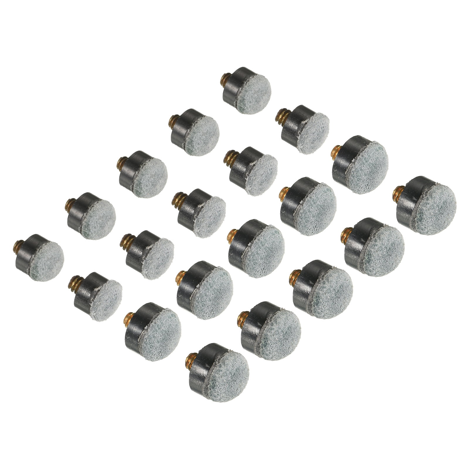 Uxcell Screw on Pool Cue Tips Replacement 10/11/12/13mm Pool Stick Tips