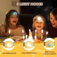 thumbnail image 2 of EverBrite LED Headlamp Rechargeable Kids Headlamp with RGB Mode and Adjustable Headband, 3 Modes Multicolor Headlamp for Camping, Reading, Exploring, Halloween, Christmas, 2 of 5