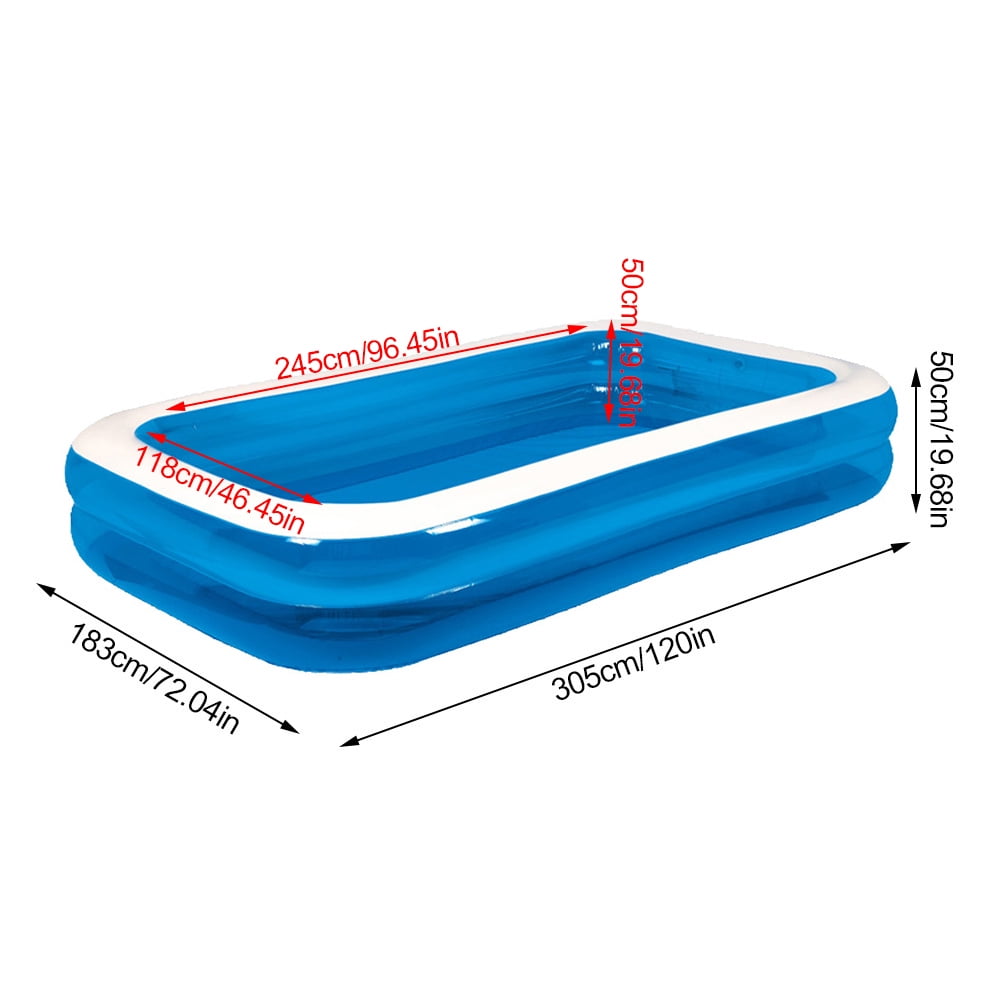 Kitcheb Inflatable Pool Childrens Inflatable Swimming Pool Household Baby Wear-Resistant Thick Marine Ball Pool