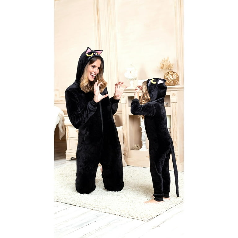 Halloween Mommy Me Onesie Pajama Costume Cat Womens Size L Prestigez