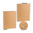 thumbnail image 2 of 2Pcs A5 Refillable Ring Binder,A5 Kraft Paper Binder Tray with 2 Rings To Add Loose Sheets,A5 Kraft Paper Folders, 2 of 8