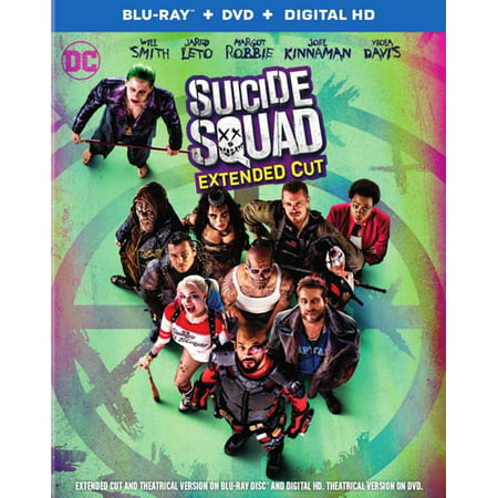 Suicide Squad (Extended Cut) (Blu-ray + DVD + Digital (Best Way To Cut Welds)