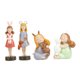 thumbnail image 4 of Estatuas de niña, modelo de regalo, figuras decorativas de niña, adorno de escritorio para encimera 4 piezas, 4 of 9